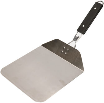 outdoor Inklapbare pizzaschep - RVS metaal - 28 x 25 x 6 cm