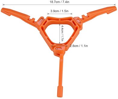 Outdoor Kachel Driehoekige Beugel Base Vaste Ondersteuning Roestvrij Staal Vouwen Gas Cilinder Statief Houder Ondersteuning PC plastic