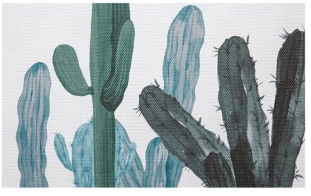 Outdoor Keuken Tapijt Slaapkamer Vloermat Rug Tropische Cactus Patroon Deurmat Anti-Slip Suède Tapijt Deur Mat 05