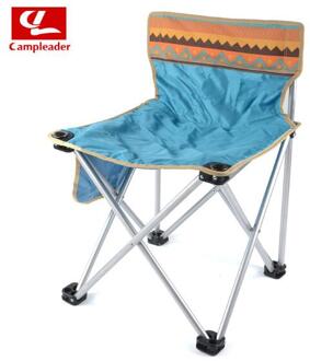 Outdoor Klapstoel Paard Gebonden Opvouwbare Draagbare Camping Strand Vissen Kruk Schilderen Kruk Terug Stoel Schetsen Stoel M Maat blauw