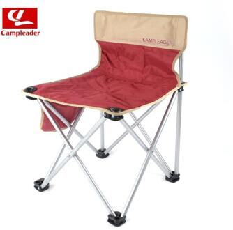 Outdoor Klapstoel Paard Gebonden Opvouwbare Draagbare Camping Strand Vissen Kruk Schilderen Kruk Terug Stoel Schetsen Stoel M Maat rood