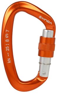 Outdoor Klimmen Main Lock Klimmen Gesp Quick Opknoping D Type Belangrijkste Lock Outdoor Klimmen Apparatuur Veiligheid Lock 2500Kg 04