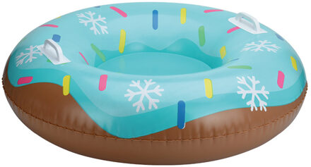 Outdoor Lichtgewicht Volwassen Winter Flexibele Verdikte Slijtvast Slee Sport Skiën Pad Kids Sneeuw Buis Opblaasbare Donut Vorm