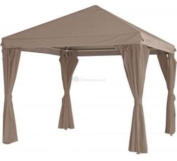 Outdoor Living Paviljoen Yasumi 3 X 3 Meter Bruin