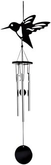 Outdoor Living Vogel Vorm Windgong Yard Tuin Klokken Houten Wind Chime Wall Opknoping Home Decor Decoratie Windgong # t2P