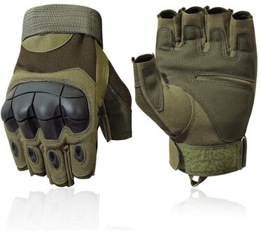 Outdoor Mannelijke Motorrijden Handschoenen Antislip Schokbestendig Handschoenen Unisex Half Vinger Anti Slip Bescherming Training Sport Handschoenen Xl / 01