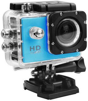 Outdoor Mini 1080P Waterdichte Case Wifi Action Cam Hd Dv Sport Recorder Camera Mini Sport Action Ultra Sport Camera blauw
