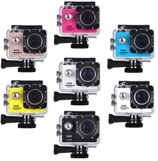 Outdoor Mini Sport Action Camera Ultra 30M 1080P Underwater Waterproof Helmet Video Recording Cameras Sport Cam