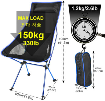 Outdoor Moon Chair Lightweight Fishing Camping BBQ Chairs Portable Folding Extended Hiking Seat Garden Ultralight 접는 의자