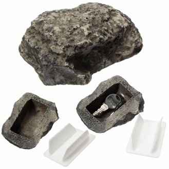 Outdoor Muddy Mud Spare Key House Safe Hidden Hide Security Rock Stone Case Box Fake Rock Holder Garden Ornament 6x8x3cm