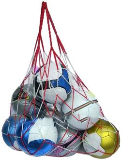 Outdoor Netto Zak Sporting Voetbal Netto 10 Ballen Dragen Netto Zak Volleybal Voetbal Ballen Netto Zak Sport Draagbare Apparatuur