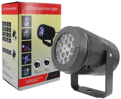 Outdoor New Year Christmas Snowflake Laser Light Snowfall Projector Move Snow Indoor Garden Laser Projection Lights LED Lamp