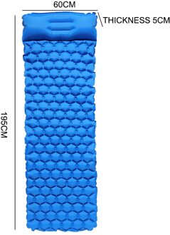 Outdoor Opblaasbare Lucht Matras Ultralichte Camping Mat Wandelen Air Strand Kussen Draagbare Slapen Mat Dampdicht Waterdicht Pad