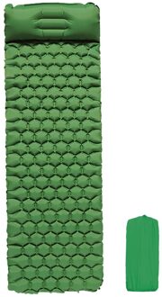 Outdoor Opblaasbare Lucht Matras Ultralichte Camping Mat Wandelen Luchtkussen Draagbare Slapen Mat Dampdicht Waterdicht Pad gras groen