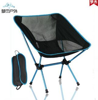 Outdoor Opvouwbare Aluminium Reizen Vissen Stoel Draagbare Schetsen Strand Camping Leisure Maan Stoel