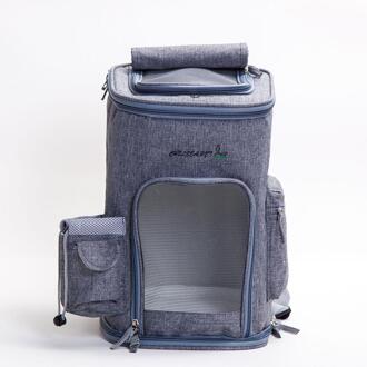 Outdoor Opvouwbare Draagbare Rugzak voor Katten Honden Ademend Huisdier Draagtas voor Fietsen Reizen Wandelen licht groen