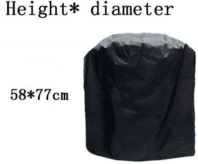 Outdoor Oxford Barbecue Roker Grill Cover Outdoor Barbecue Hood1PC Bbq Grill Cover Waterdichte Heavy Duty Patio 58X77cm