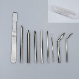 Outdoor Parachute Weven Naalden Tools Set Armbanden Paracord Breinaalden Kit Aluminium Diy Weven Hulpmiddel Outdoor Gereedschap 9stk - doos