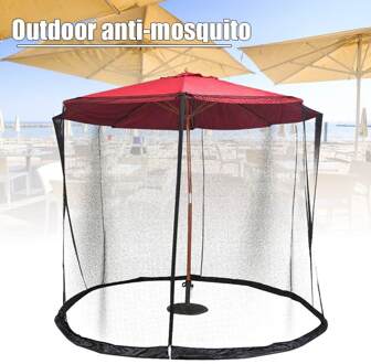 Outdoor Parasol Klamboe Voor Thuis Bed Camping Klamboe Patio Binnenplaats Paraplu Netto Cover Houden Insect Weg Thuis Textiel 300x220cm