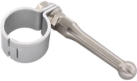 Outdoor Parking Motorfiets Voet Side Stand Assistent Voor 20-23Mm Kickstand Zilver