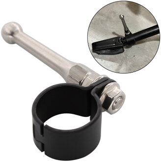 Outdoor Parking Motorfiets Voet Side Stand Assistent Voor 20-23Mm Kickstand zwart