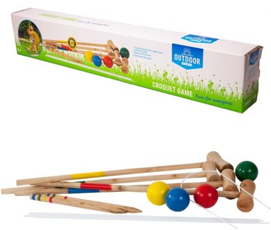 OUTDOOR PLAY Croquet met Draagtas