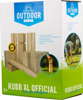 OUTDOOR PLAY Kubb Game XL Official