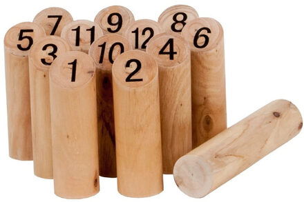 OUTDOOR PLAY Outdoor Games - Fins werpspel - hout - 13-delig - buitenspeelgoed Multi