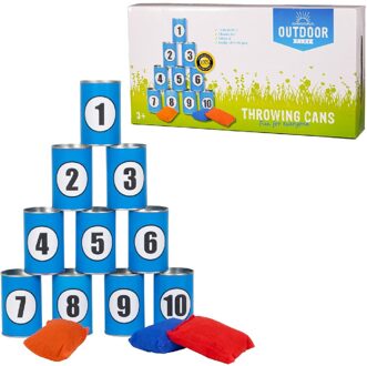 outdoor Play Throwing Cans Blauw