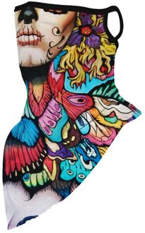 Outdoor Print Naadloze Oor Masker Sport Sjaal Neck Tube Gezicht Rijden Masker Ademend Nek Cover Fietsen Augustus 5th