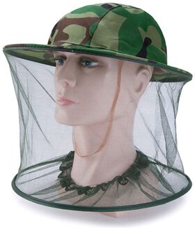 Outdoor Protector Weerstand Net Mesh Hoofd Gezicht Cap Netto Mesh Gezicht Protector Cap Insect Bee Mosquito Weerstand Sunfish Hoed # p30