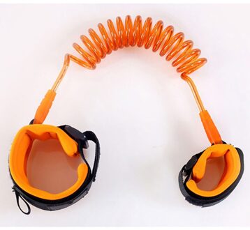 Outdoor Reizen Kinderen Anti-Verloren Armband Kinderen Sport Items Peuters Baby Groei Kinderen Wandelaars Peuter Baby veiligheid oranje / 1.5m