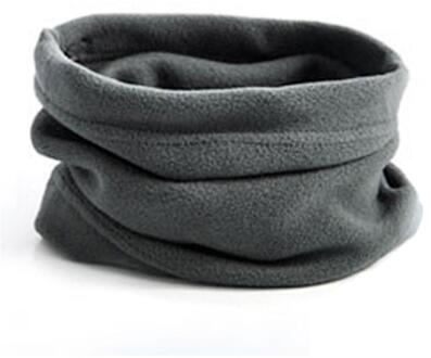 Outdoor Riding Fleece Halsdoek Trui Halsbeenkap Multi-functionele Winter Hoofddeksels Warm Houden Masker Hoed Voor Mannen En Vrouwen donker grijs