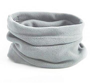 Outdoor Riding Fleece Halsdoek Trui Halsbeenkap Multi-functionele Winter Hoofddeksels Warm Houden Masker Hoed Voor Mannen En Vrouwen licht grijs