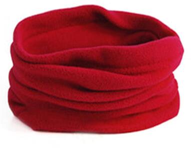 Outdoor Riding Fleece Halsdoek Trui Halsbeenkap Multi-functionele Winter Hoofddeksels Warm Houden Masker Hoed Voor Mannen En Vrouwen rood