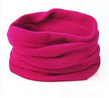Outdoor Riding Fleece Halsdoek Trui Halsbeenkap Multi-functionele Winter Hoofddeksels Warm Houden Masker Hoed Voor Mannen En Vrouwen roos rood