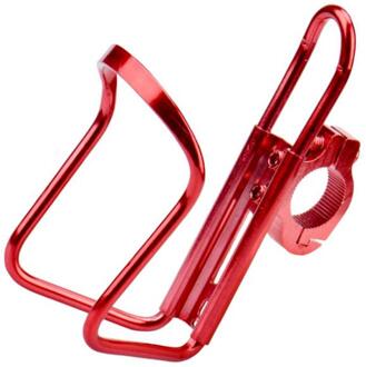 Outdoor Road Fietsen Mtb Fles Houder Fiets Waterkoker Hoge Qualityaluminum Legering Fiets Waterkoker Frame Ondersteuning Stand Drink Cup Rack 2 rood