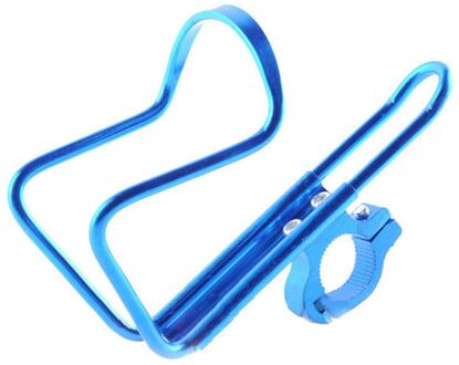 Outdoor Road Fietsen Mtb Fles Houder Fiets Waterkoker Hoge Qualityaluminum Legering Fiets Waterkoker Frame Ondersteuning Stand Drink Cup Rack 3 blauw