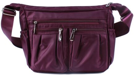 Outdoor Running Tas Schouder Messenger Bag Sport Tassen Voor Telefoon Houder Jogging Bag Vrouwen Gym Fitness Tas Sport Accessoires paars