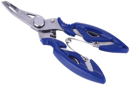 Outdoor Rvs Vissen Tang Schaar Line Cutter Verwijder Haken Snijden Vis Lijn Clip Lijn Visgerei Vissen Tools Blauw