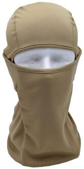 Outdoor Ski Motorfiets Fietsen Bivakmuts Lycra Volgelaatsmasker Hals Ultra Dunne Mannen Helm khaki