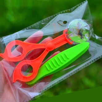 Outdoor Speelgoed Plant Insect Biologie Studie Tool Set Plastic Schaar Klem Pincet Leuke Natuur Exploratie Speelgoed Voor Kinderen
