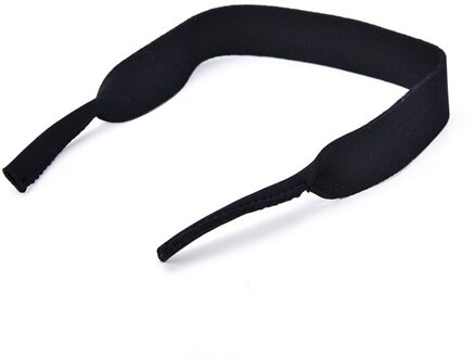 Outdoor Spektakel Bril Zonnebril Stretchy Sport Band Strap Riem Koord Houder Neopreen Zonnebril Brillen zwart