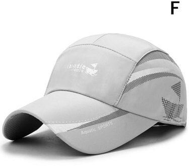Outdoor Sport Cap Casual Mode Vrije Tijd Hoed Eenvoudige Zonnebrandcrème Zomer Hoed Waterdichte Baseball Cap grijs