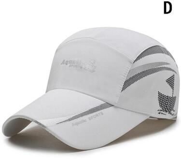 Outdoor Sport Cap Casual Mode Vrije Tijd Hoed Eenvoudige Zonnebrandcrème Zomer Hoed Waterdichte Baseball Cap wit