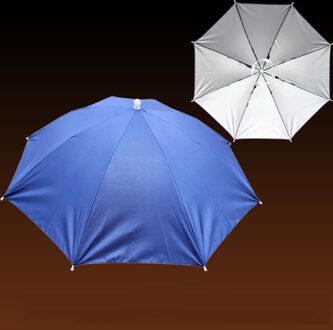 Outdoor Sport Cap Opvouwbare Parasol Hoed Golf Camping Wandelen Hoofddeksels Cap Zonnebrandcrème Schaduw Hoofd Hoeden Vissen Cap blauw