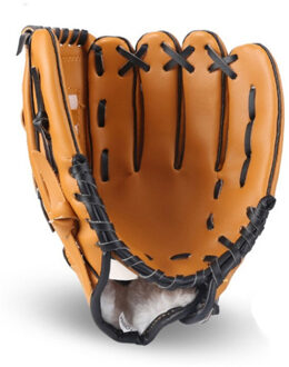 Outdoor Sport Drie kleuren Honkbal Handschoen Softbal Praktijk Apparatuur Grootte 10.5/11.5/12.5 Linkerhand voor Volwassen Man vrouw Trein Donker Kaki