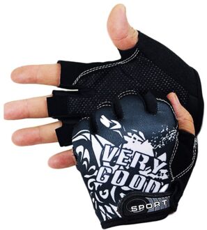 Outdoor Sport Handschoen Voor Horizontale Bar Mannen Fitness Bodybuilding Anti-Skid Training Barbell Gym Crossfit Gewichtheffen Handschoenen zwart