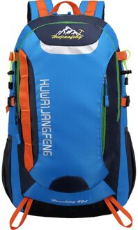Outdoor Sport Lange Afstand Fietsen Rugzak Bergbeklimmen Schouders Tas Camping Reizen Knapzak Klimmen Wandelen Rugzak blauw zak enkel en alleen