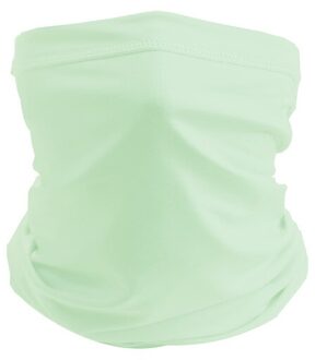 Outdoor Sport Naadloze Bandana Neck Tube Ademend Motorfiets Fietsen Bivakmuts Hoofdband Masker Wandelen Vissen Sjaal Effen Kleur groen